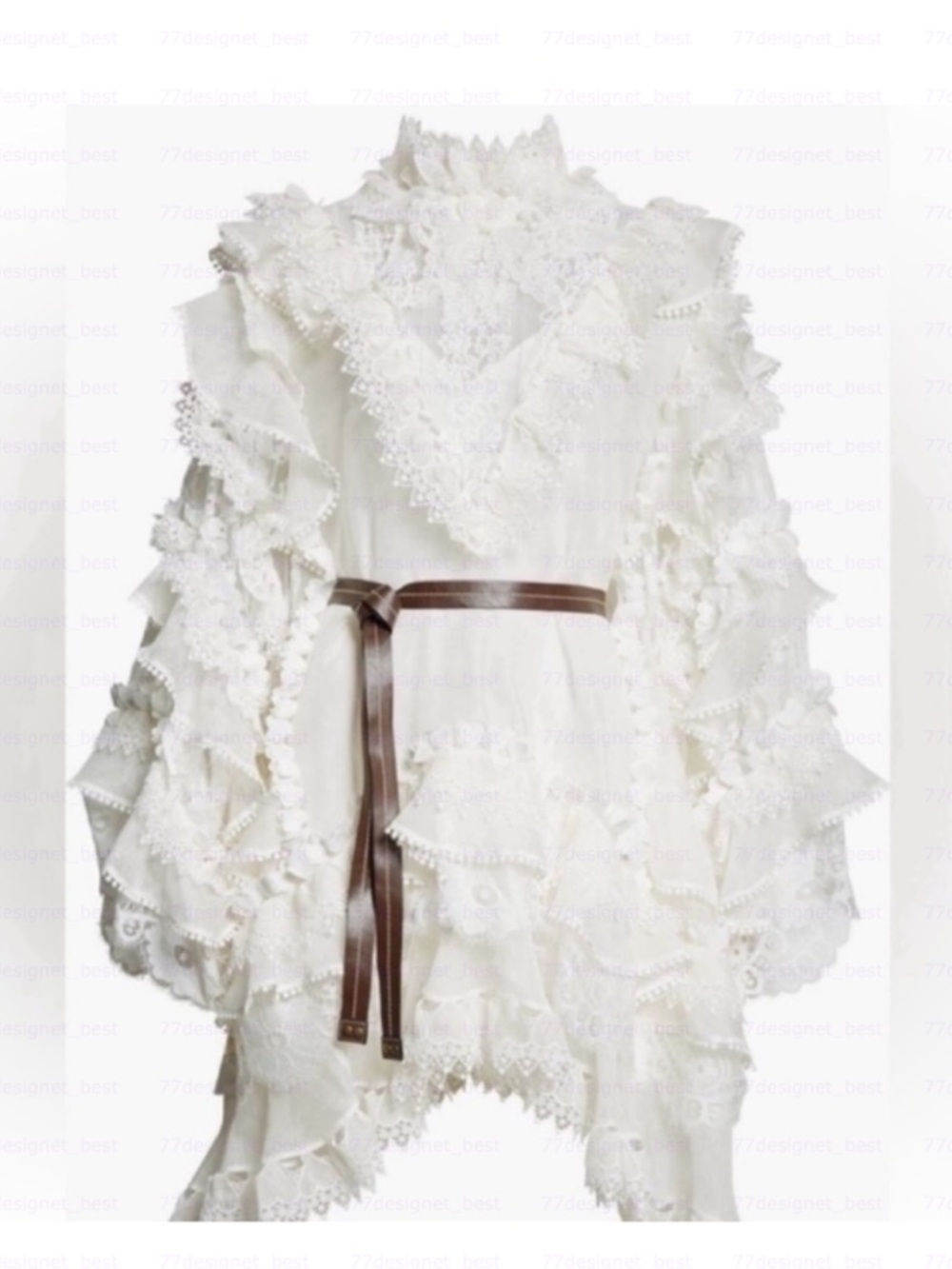❗️SOLD❗️New Zimmermann Crush Heart Trim Long Sleeve Minidress Size Medium - Picture 12 of 14